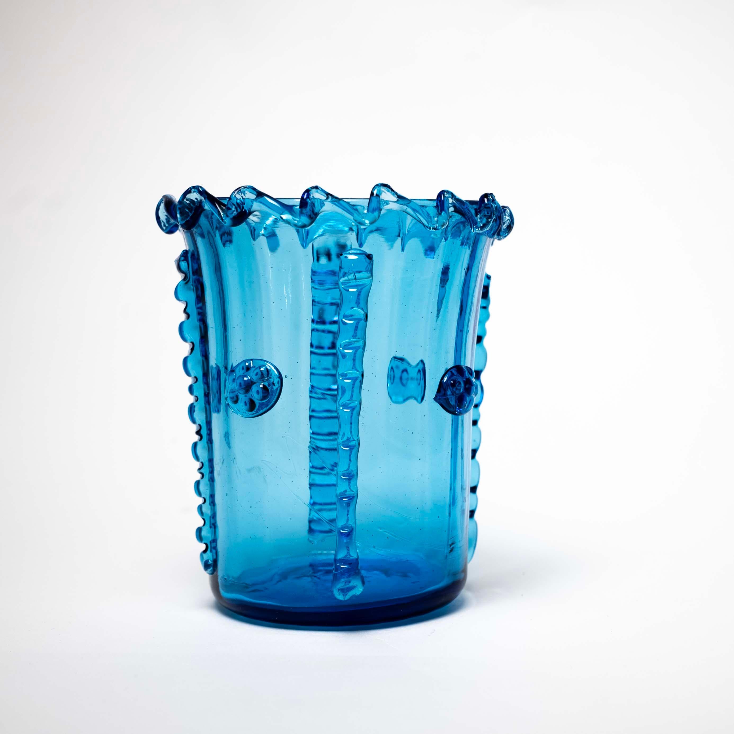 Verre Vase en verre attribué à Edvin Ollers pour Kosta Boda, Suède, c.C. 1940 en vente