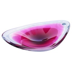 Vase en verre attribué à Paul Kedelv pour Flygsfors
