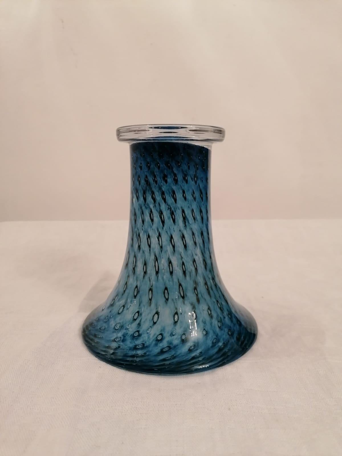 Mid-Century Modern Glass Vase Boon Bertil Vallien Kosta Boda Glasbruk For Sale