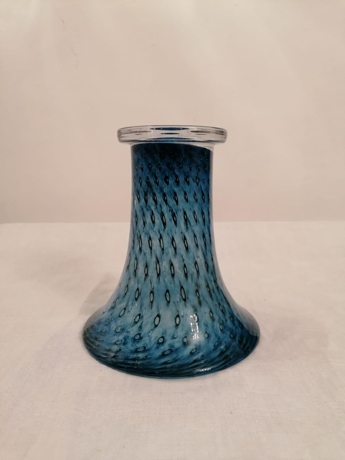 Mid-Century Modern Glass Vase Boon Bertil Vallien Kosta Boda Glasbruk