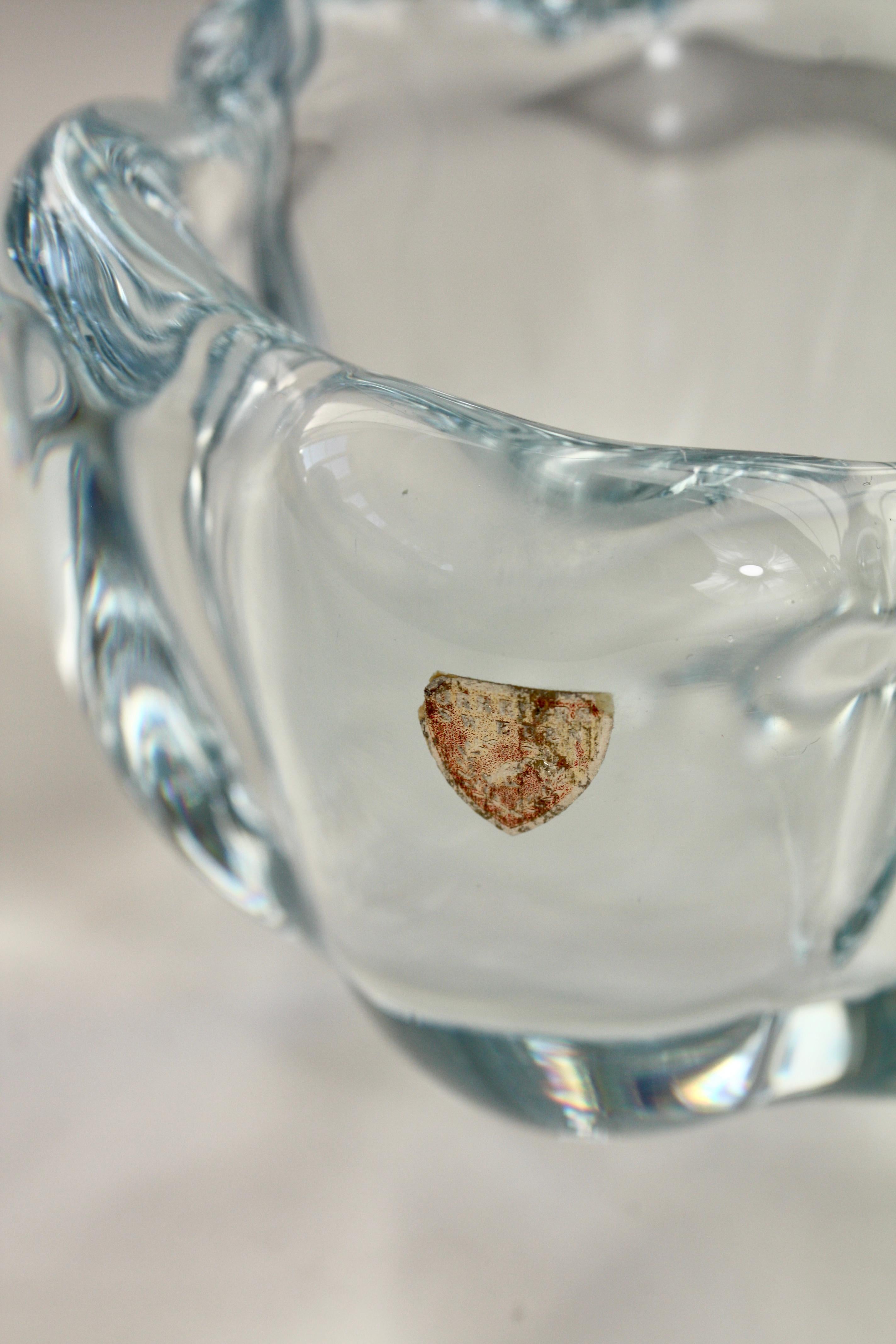 Vase, Schale und Kerzenhalter aus Glas. „Stella Polaris“, Vicke Lindstrand Orrefors im Angebot 4