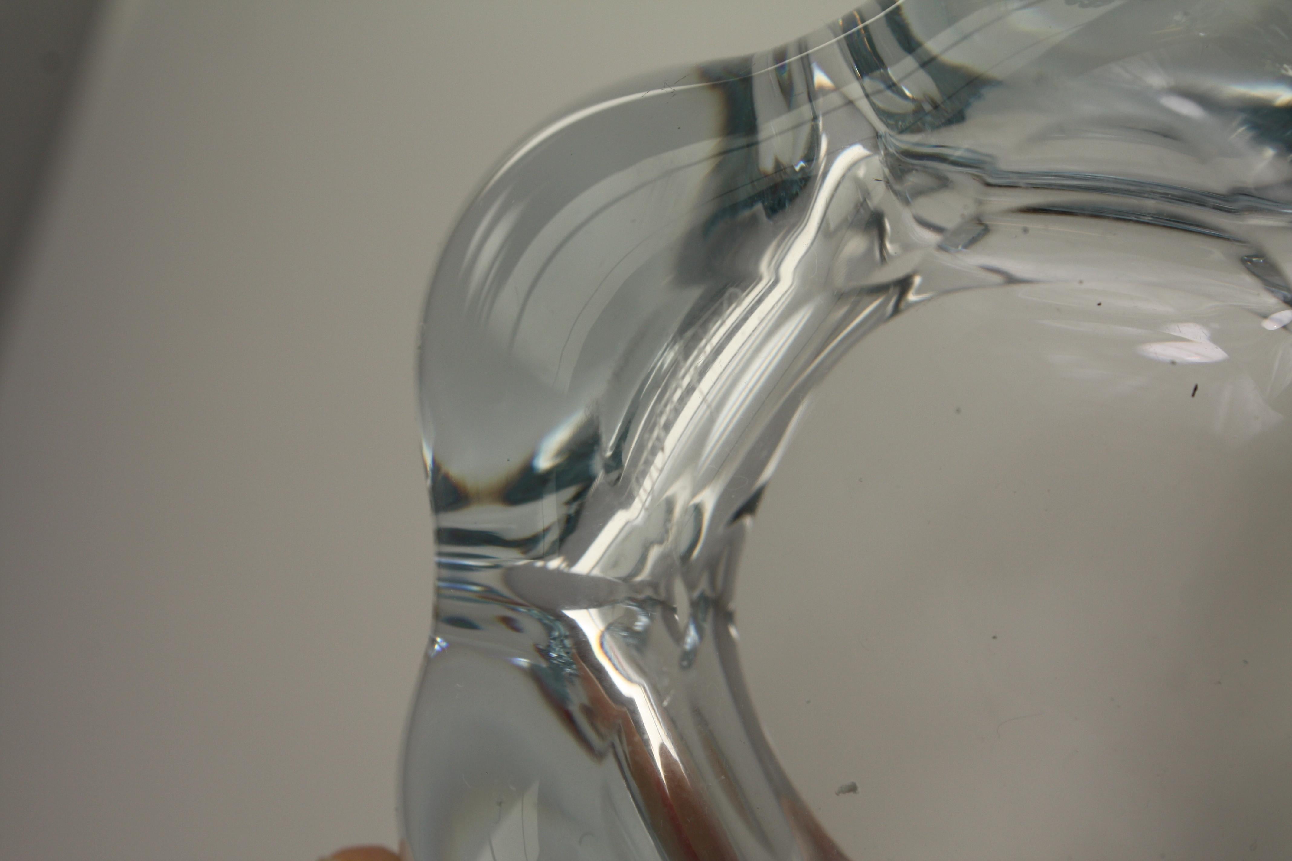 Vase, Schale und Kerzenhalter aus Glas. „Stella Polaris“, Vicke Lindstrand Orrefors im Angebot 5