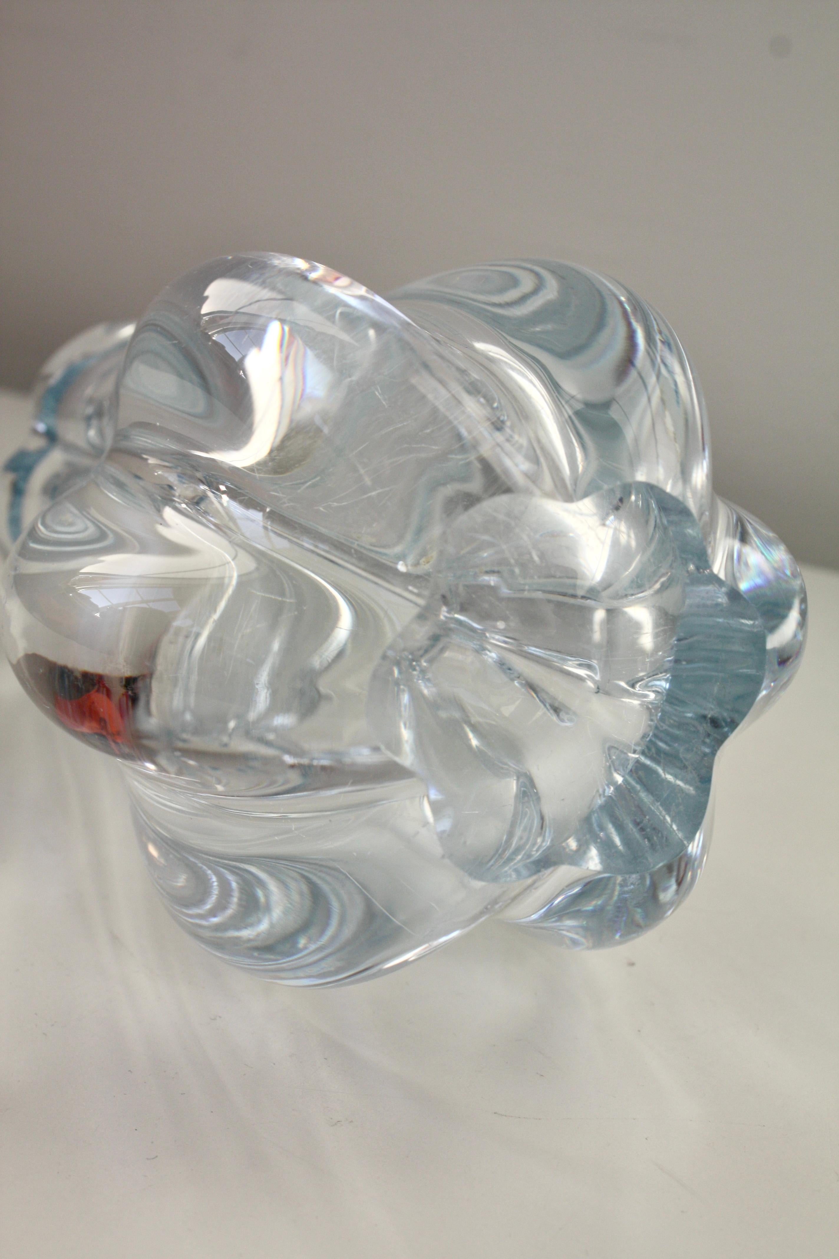 Vase, Schale und Kerzenhalter aus Glas. „Stella Polaris“, Vicke Lindstrand Orrefors im Zustand „Gut“ im Angebot in Västra Frölunda, SE