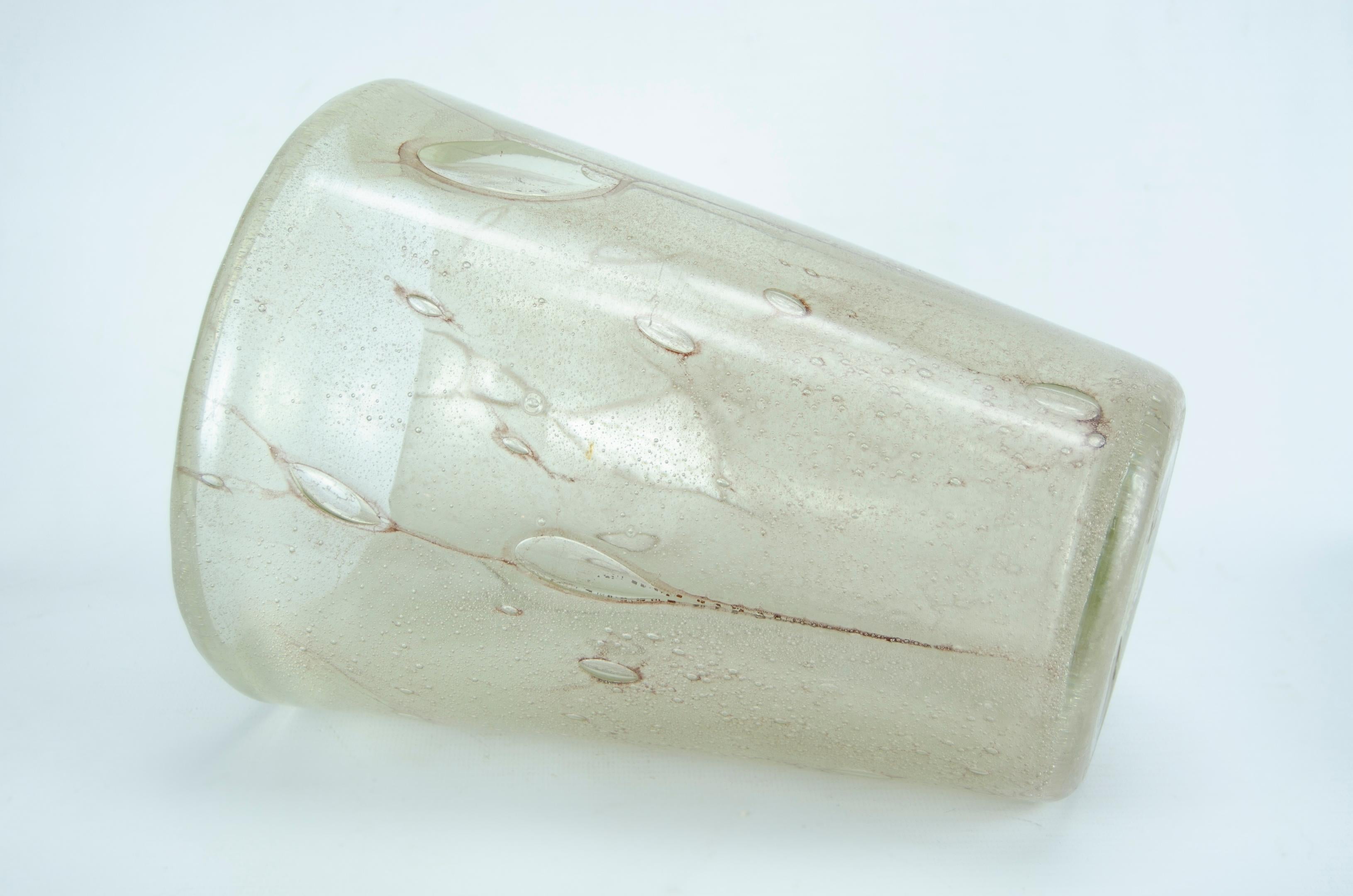 Art Deco Glass Vase by Andre Thuret For Sale
