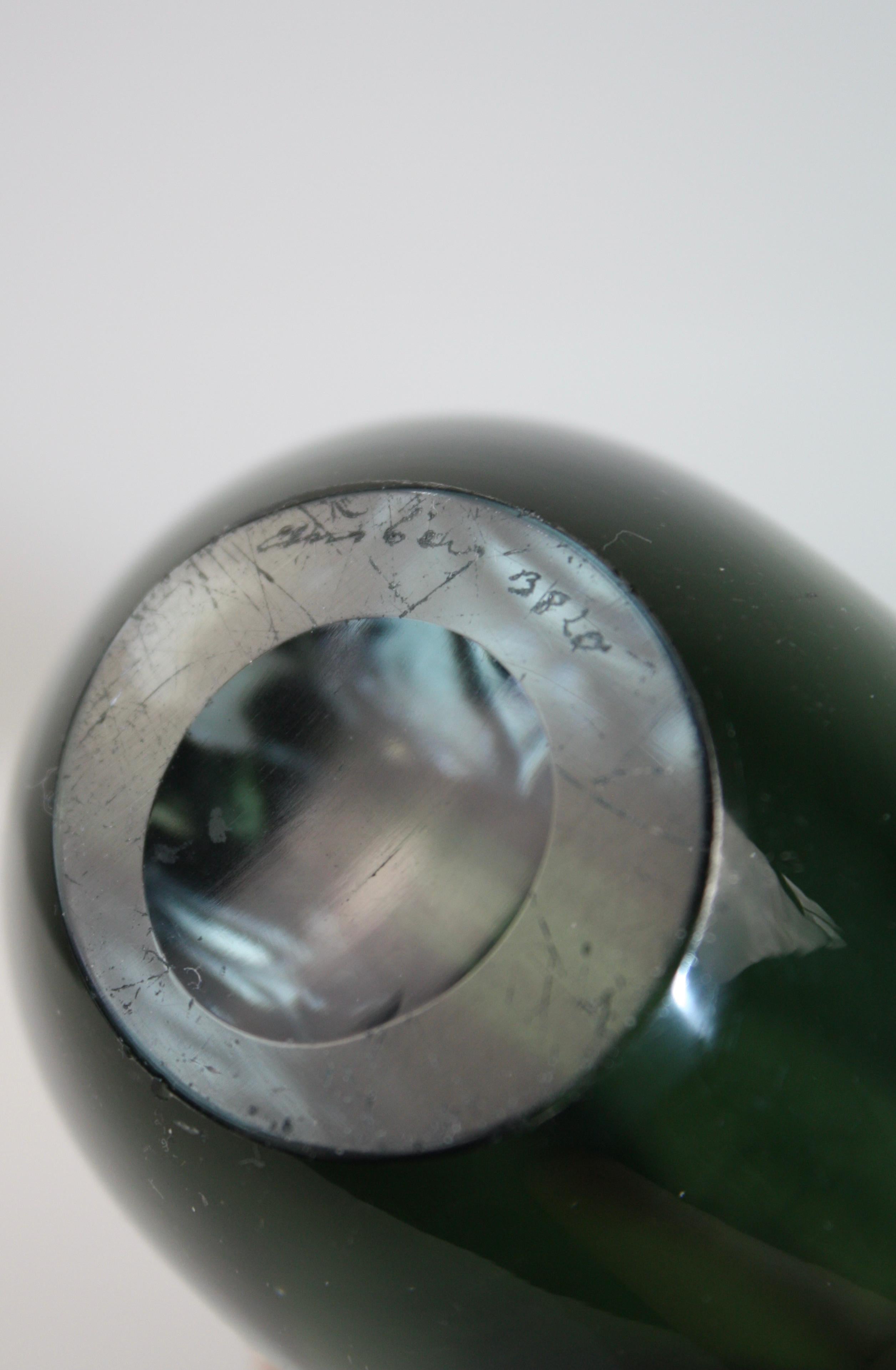 Vaso in vetro di Asta Strömberg per Strömbergshyttan, anni '50 in vendita 2