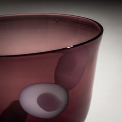 Vase en verre de la marque Des Pots, Pays-Bas, début du XXIe siècle