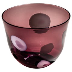 Vase en verre de la marque Des Pots, Pays-Bas, début du XXIe siècle