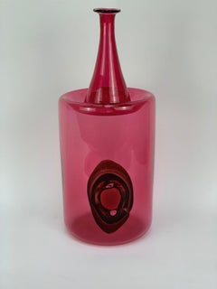Glass vase by Fratelli Toso Murano