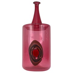 Glass vase by Fratelli Toso Murano