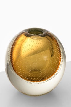 Vaso in vetro di Gunnel Nyman, anni '50