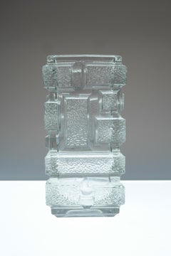 Jarrón de cristal de Jiri Zejmon para Sklo Union.