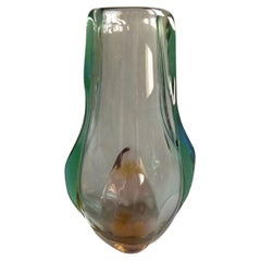Vase en verre de JOSEF HOSPODKA pour Chribsa Glas, 1950 - 1959