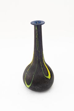Glasvase von Murano Italien um 1970er