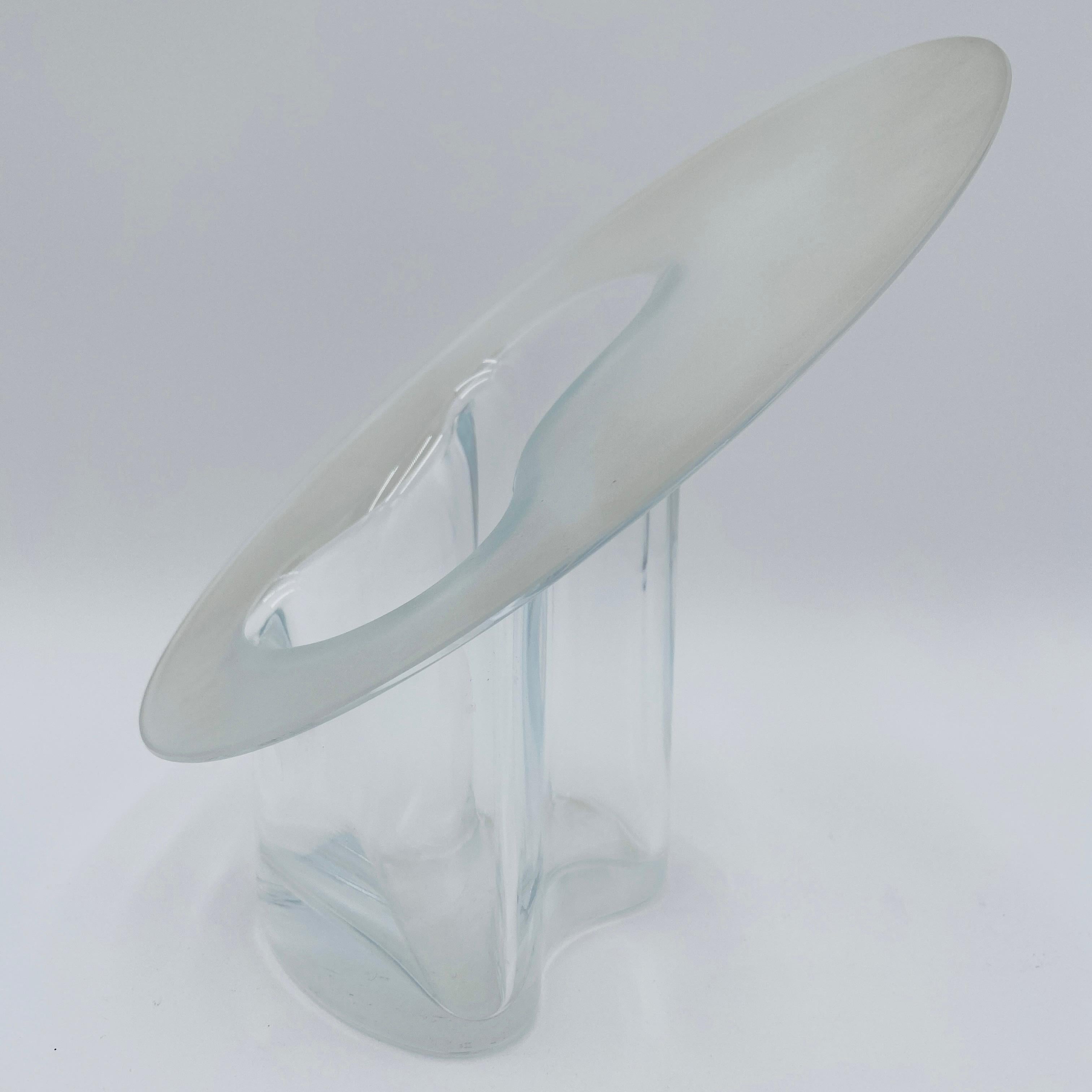 Mid-Century Modern Glass Vase by Timo Sarpaneva for Iittala, Signed For Sale