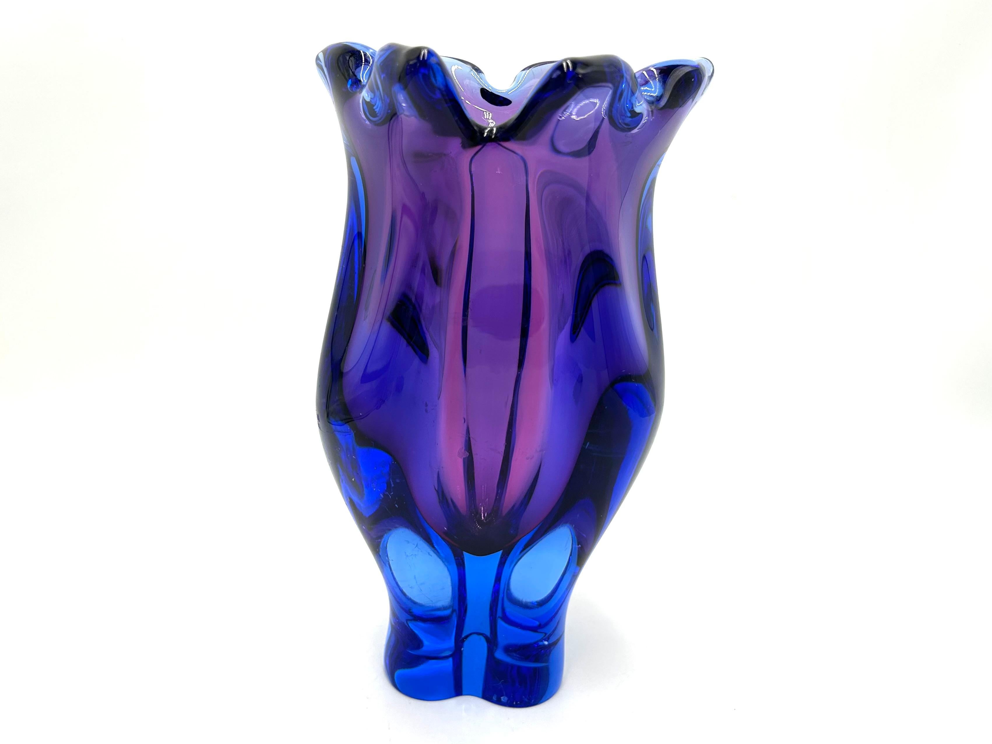 czech glass vases