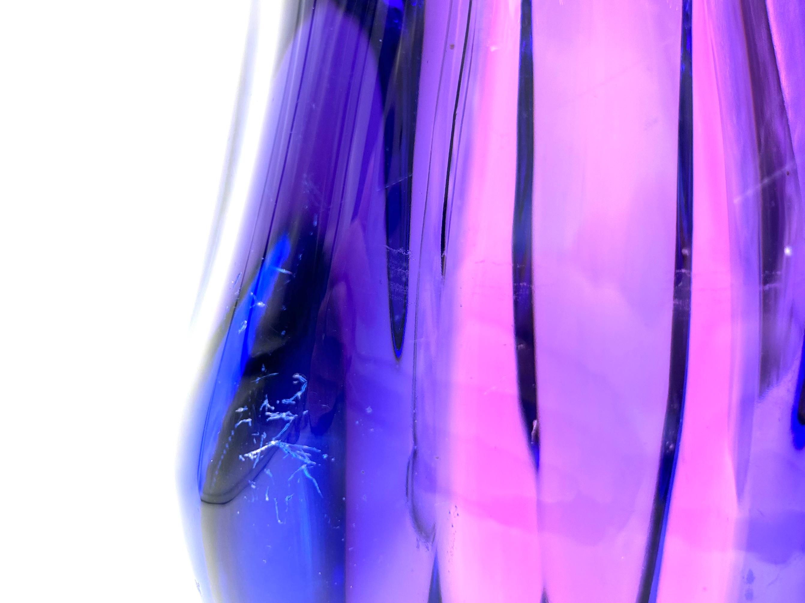 Art Glass Glass Vase, Chribska Sklarna, Czech Republic, 1960s