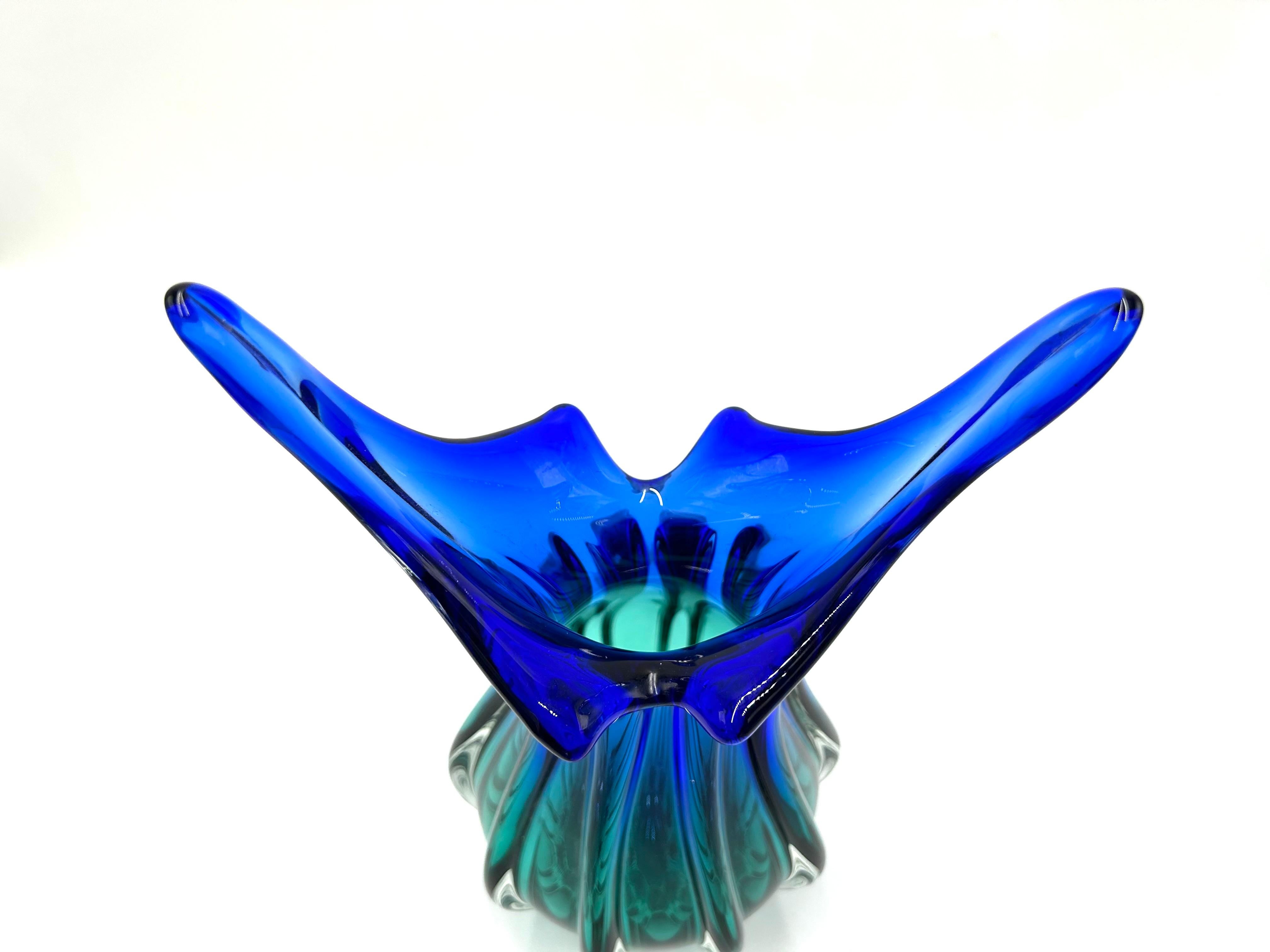 Glass Vase, Chribska Sklarna, Czech Republic, 1960s 2