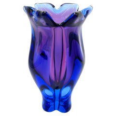 Glass Vase, Chribska Sklarna, Czech Republic, 1960s