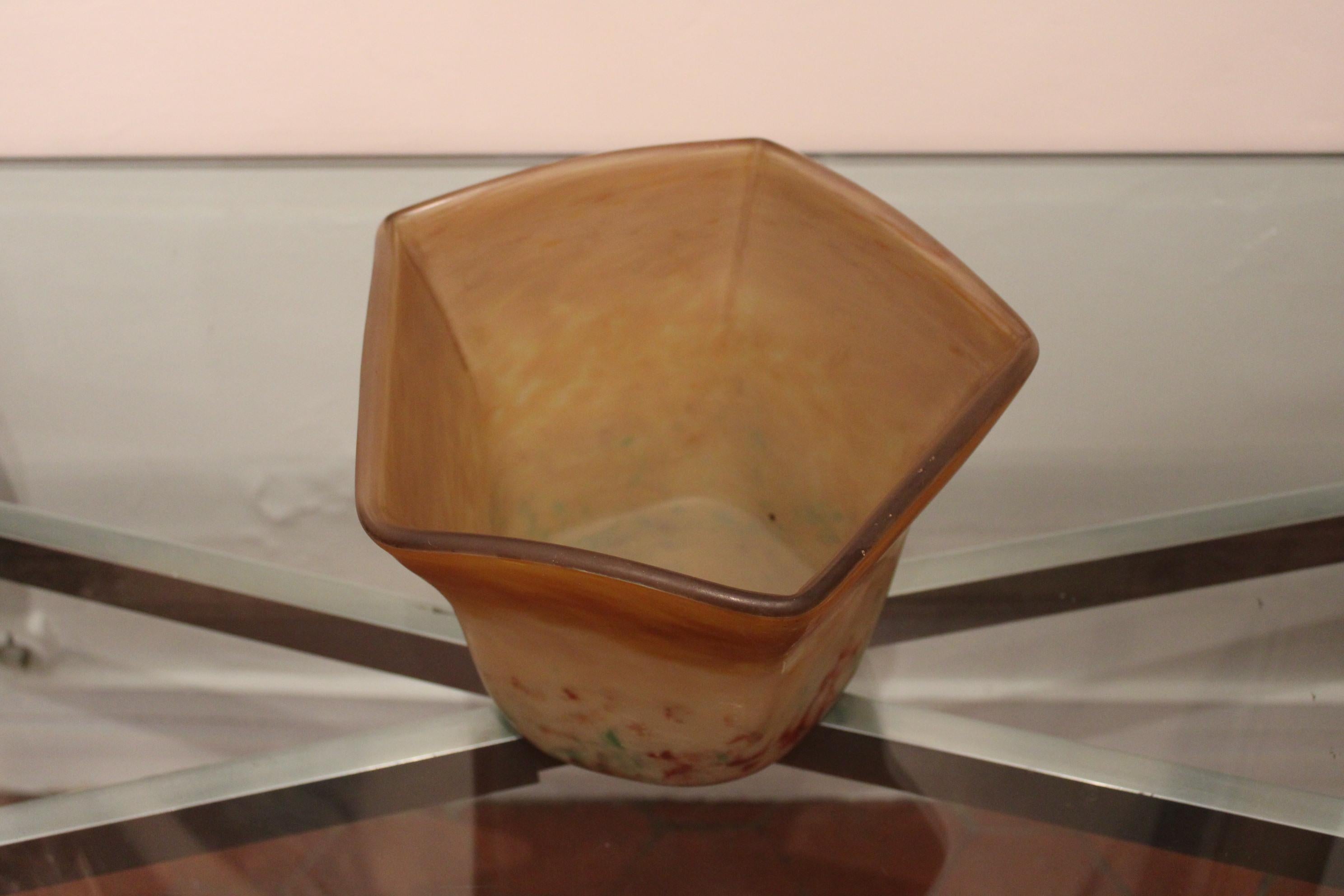 Glass Vase Daum Nancy, France 20th Century For Sale 2