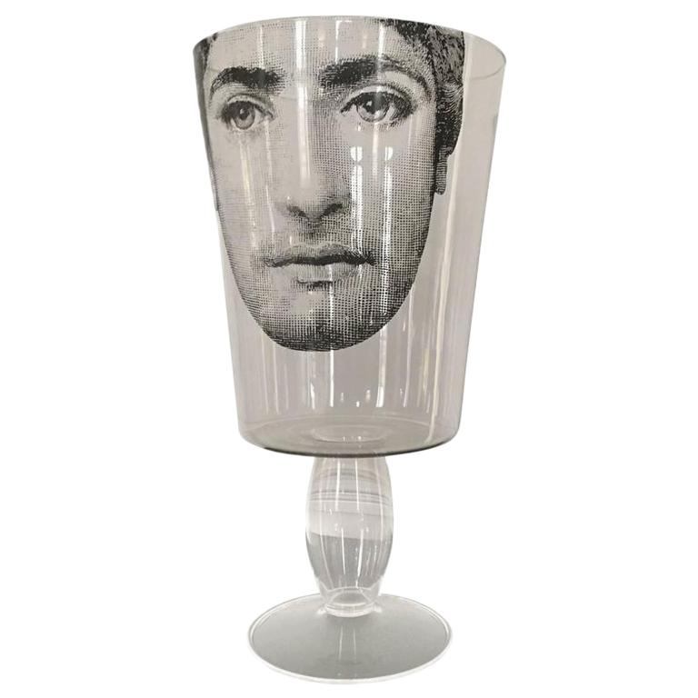 Glass Vase Designed by Nigel Coates for Pietro Fornasetti For Sale