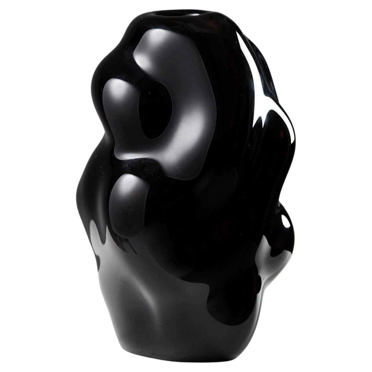 Glass Vase Designed by Per B. Sundberg for Orrefors, Sweden, 2003 For Sale