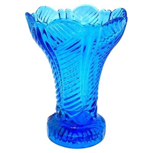 Glass vase for lilies of the valley, Ząbkowice, Poland, 1960s. For Sale