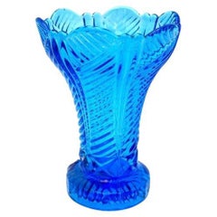Vintage Glass vase for lilies of the valley, Ząbkowice, Poland, 1960s.