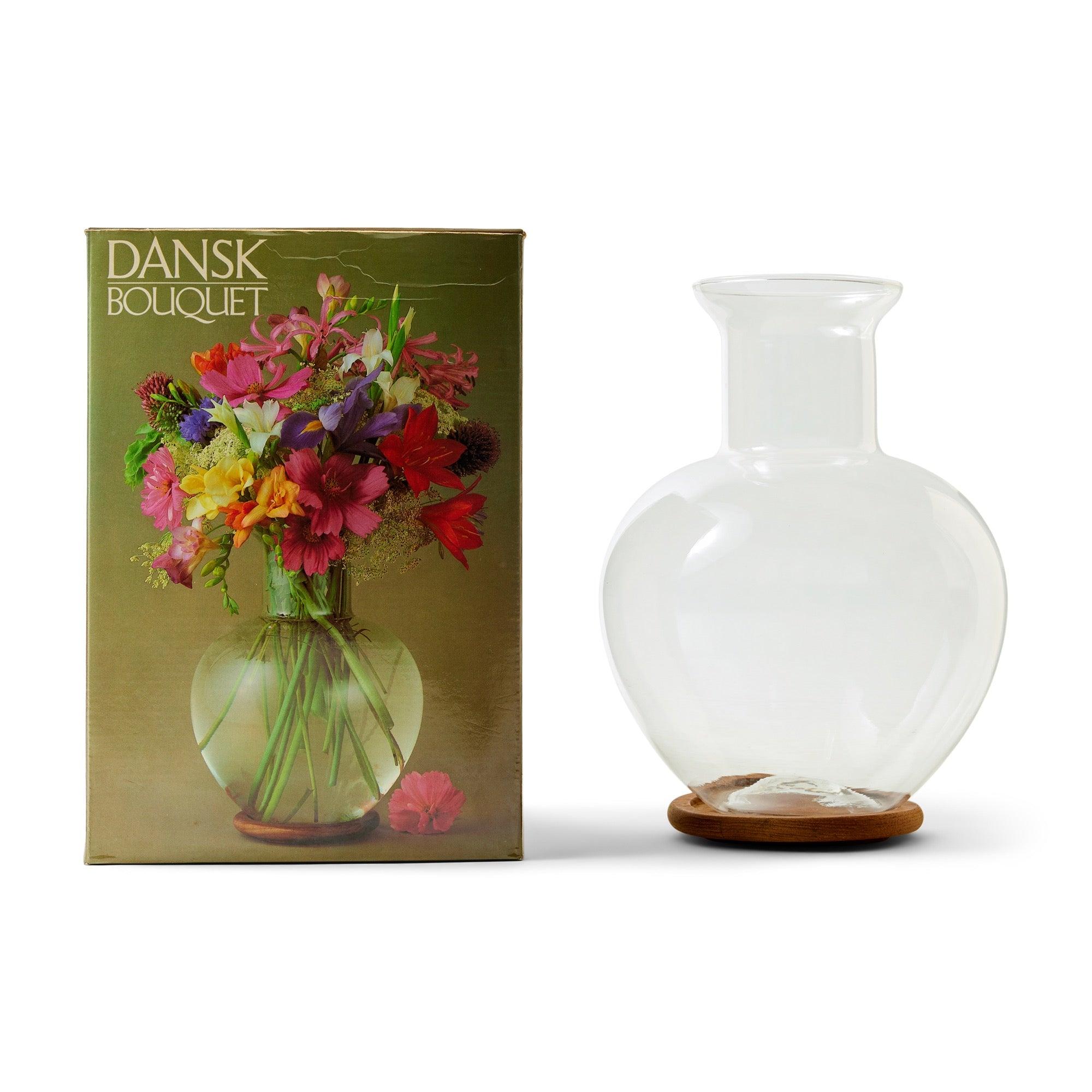 Danese Vaso di vetro di Dansk in vendita