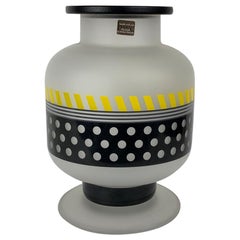 Glass vase from Ettore Sottsass