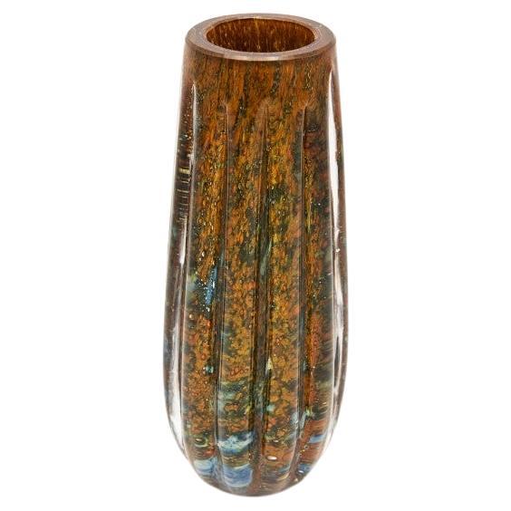 Glass vase, IKORA pattern, WMF, designed by Karl Wiedmann, circa 1930.