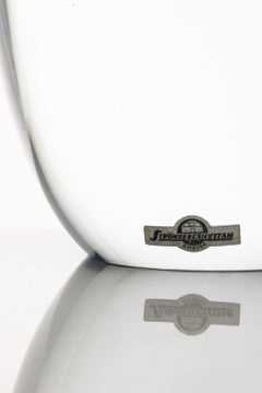 Glass Vase in Blue by Gunnar Nylund, 1950's