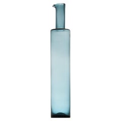 Glass Vase in Blue glass by Nanny Still, 1950's by Riihimäen Laso Oy