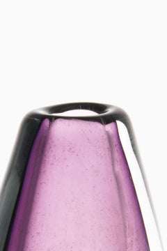 Glass Vase in Purple, 1950's
