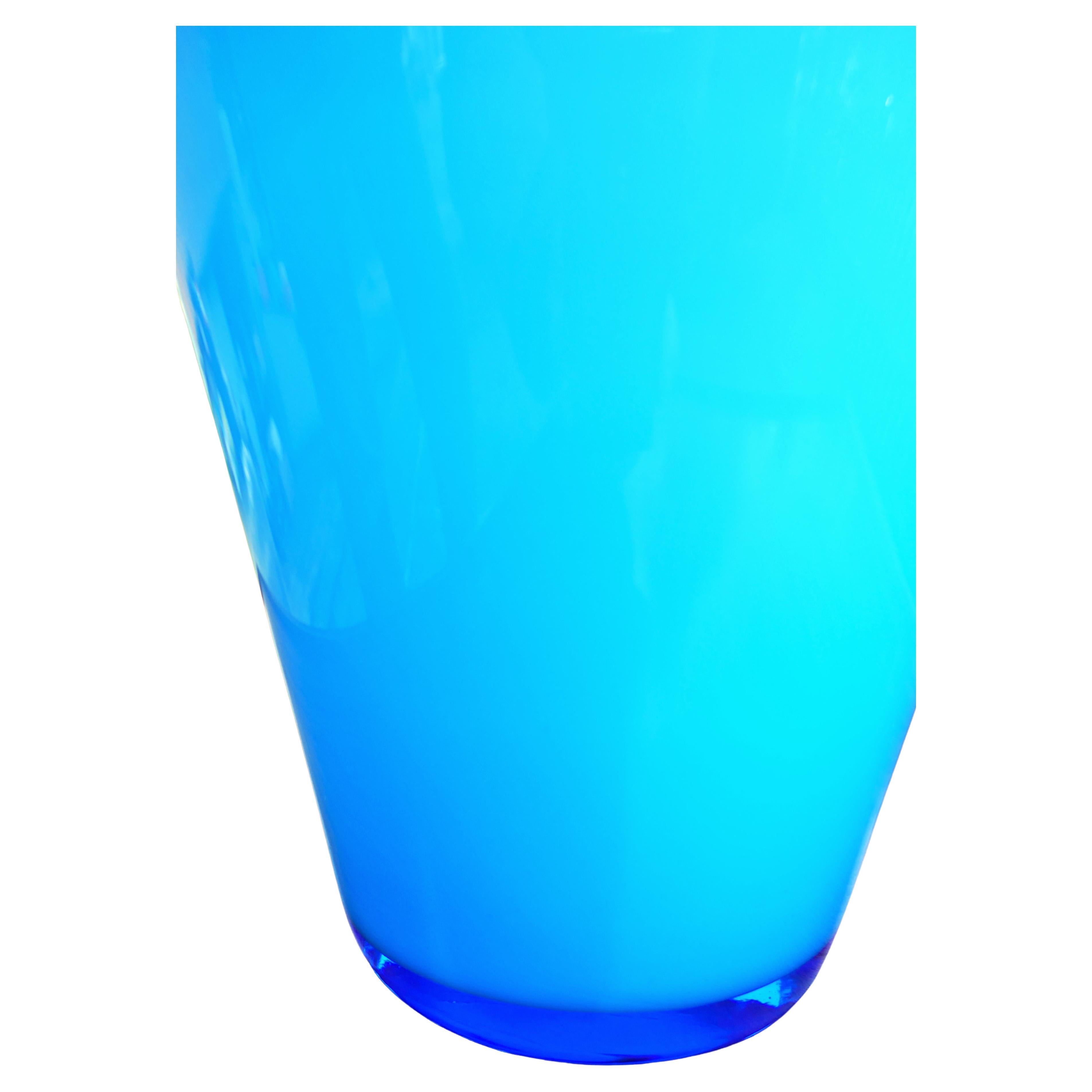 Moderno Glass vase in the style of Venini, Seguso, Vistosi in vendita