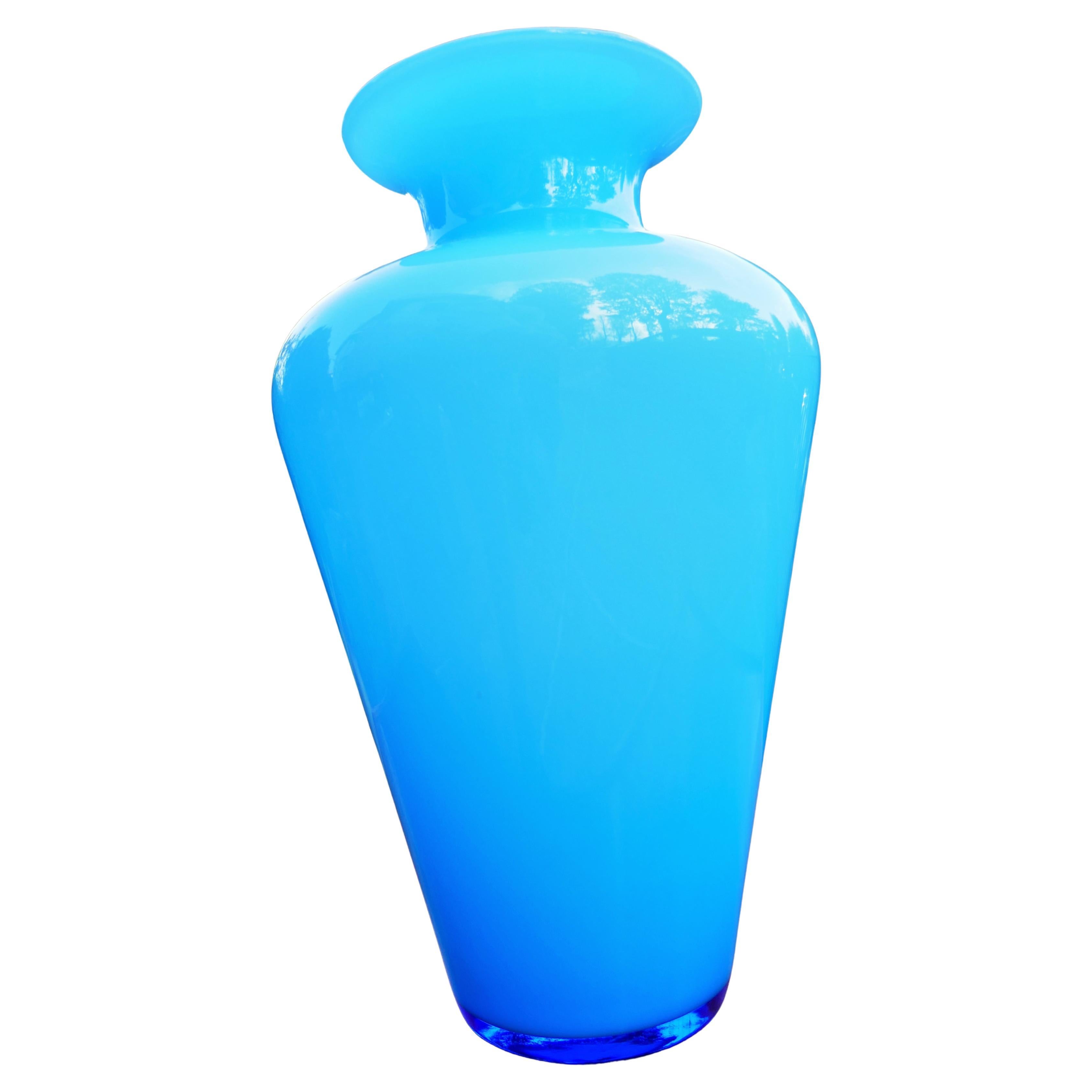 Glass vase in the style of Venini, Seguso, Vistosi In condizioni buone in vendita a Lugo, IT