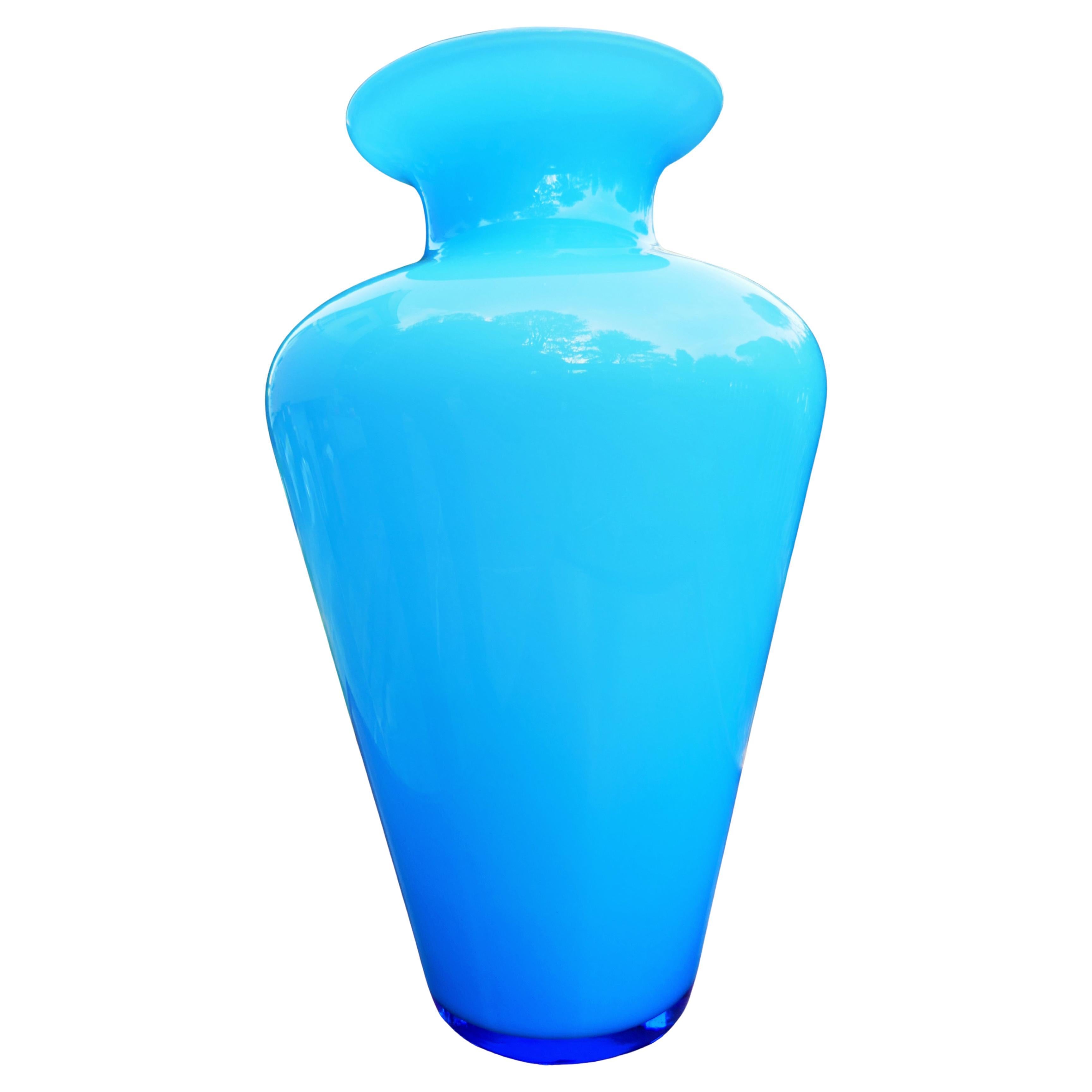 Glass vase in the style of Venini, Seguso, Vistosi in vendita 1