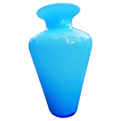 Jarrón de cristal al estilo de Venini, Seguso, Vistosi