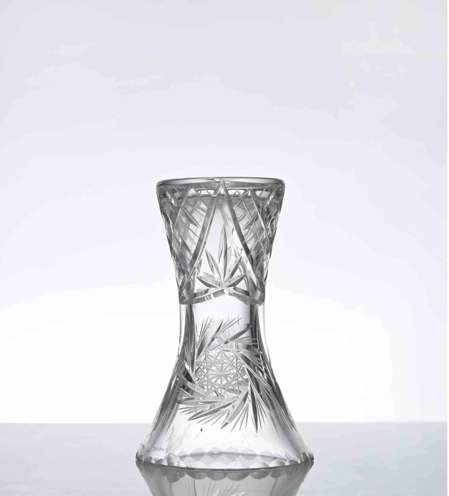 Italian Glass Vase, italy, 1970s For Sale