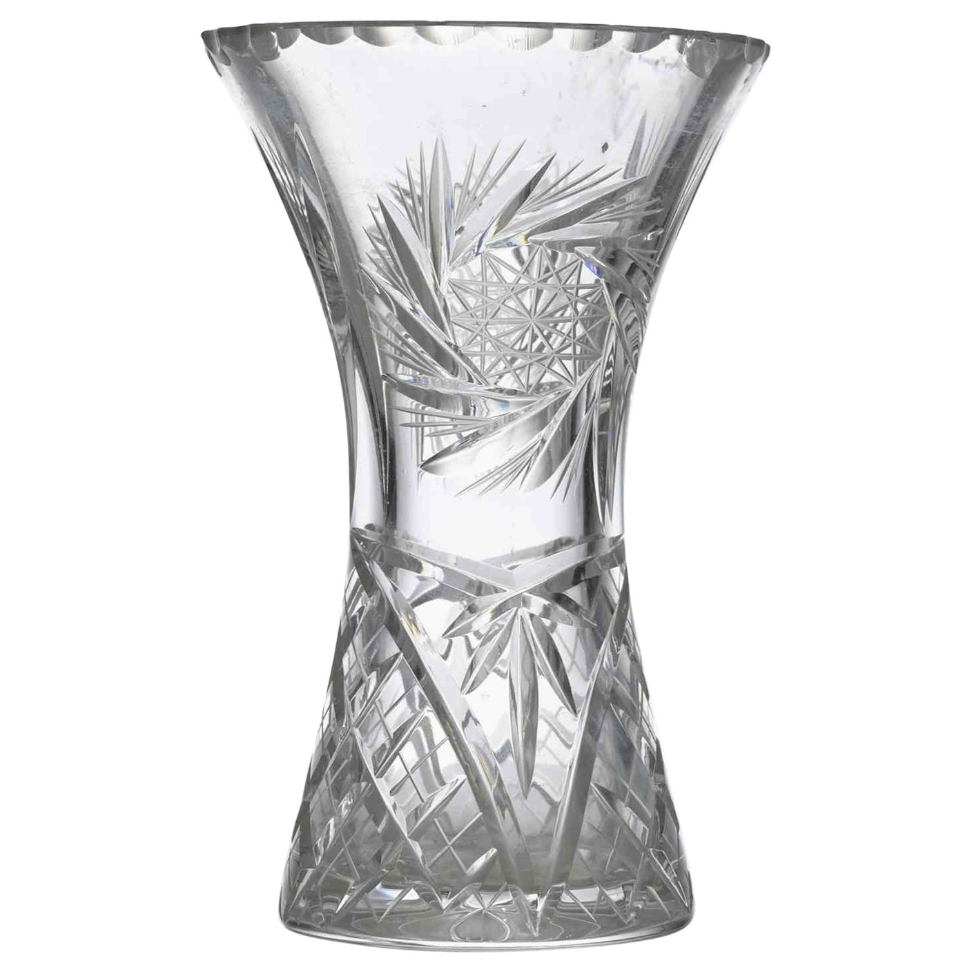 Jarrón de cristal, Italia, 1970