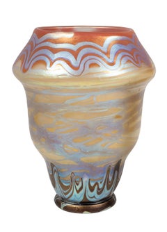 Glass Vase Loetz PG 358 Decoration circa 1900 Art Nouveau Jugendstil Bohemia