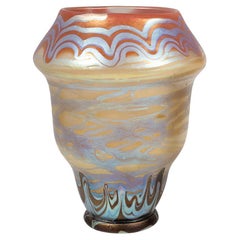 Antique Glass Vase Loetz PG 358 Decoration circa 1900 Art Nouveau Jugendstil Bohemia