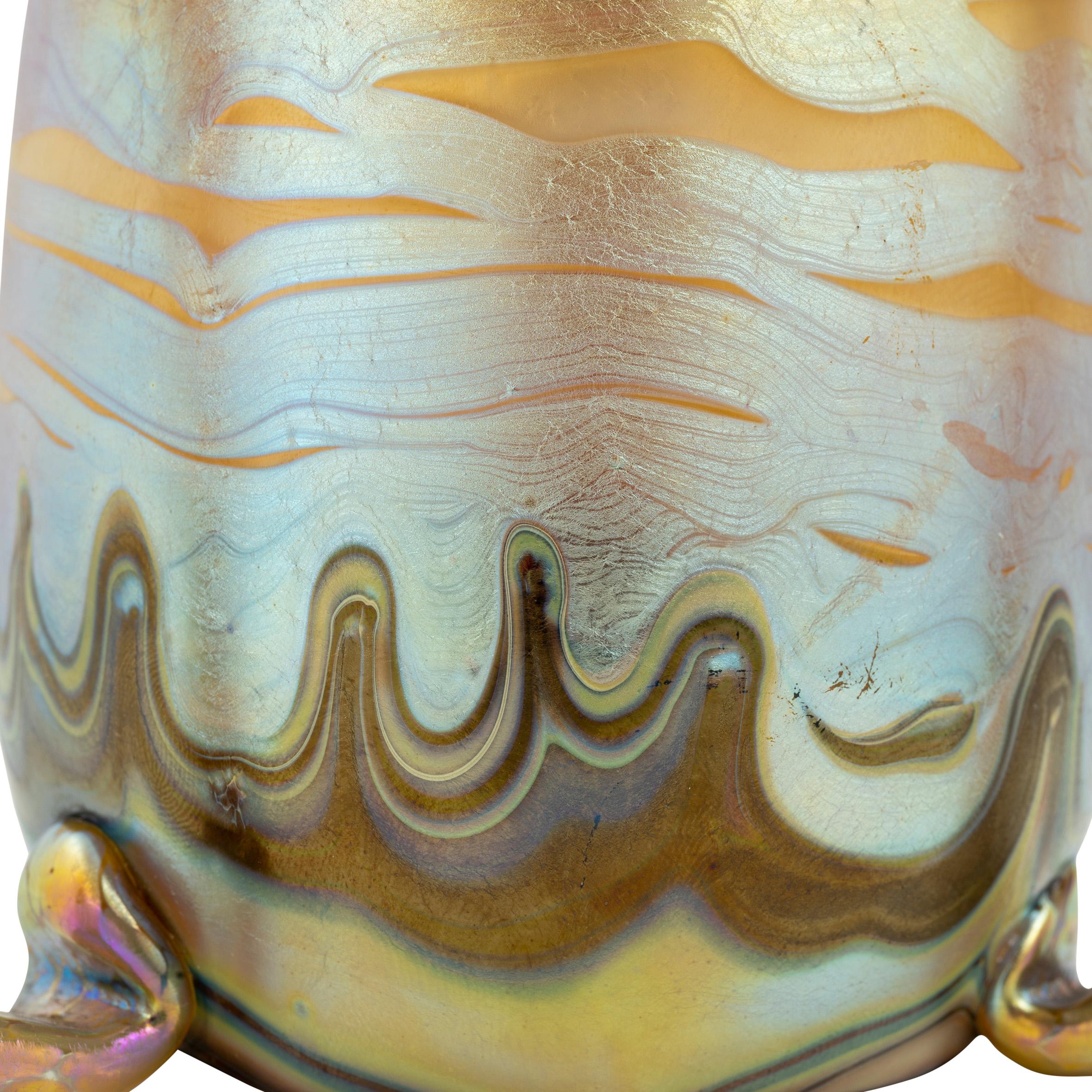 Austrian Glass Vase Loetz PG 358 Robert Holubetz Attributed, circa 1901 For Sale