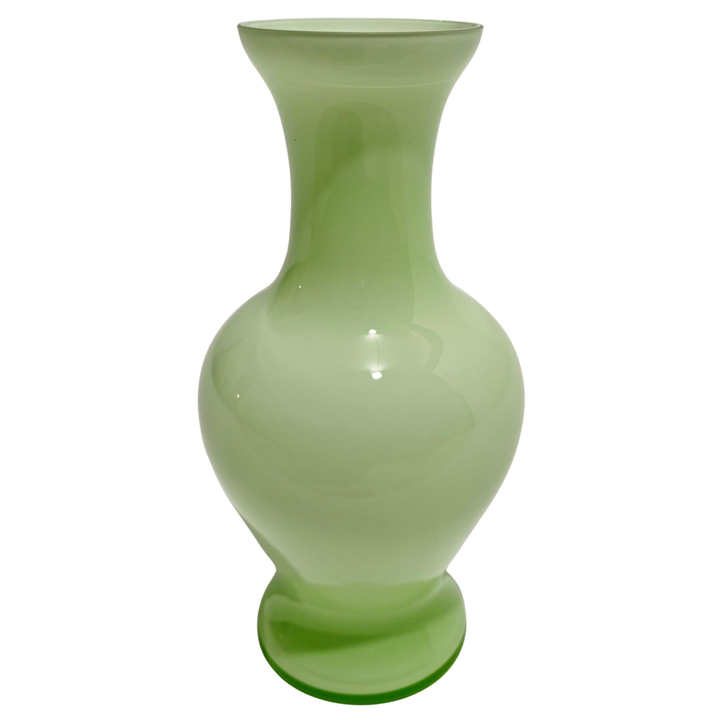 Vase en verre Made in Italy 1960s/70s Mid-Century Modern