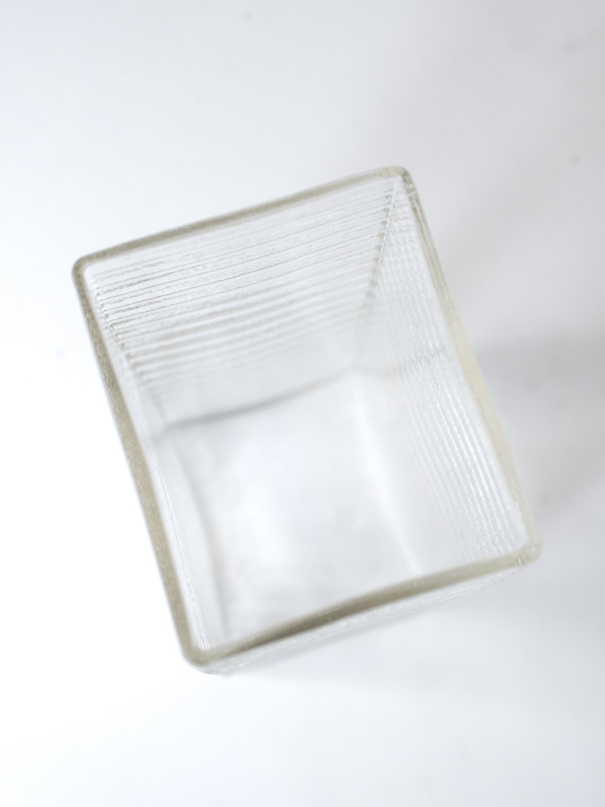 Glass Vase Model 1496 by Kaj Franck for Nuutajärvi, Finland, 1960s In Good Condition For Sale In Karis, Nyland