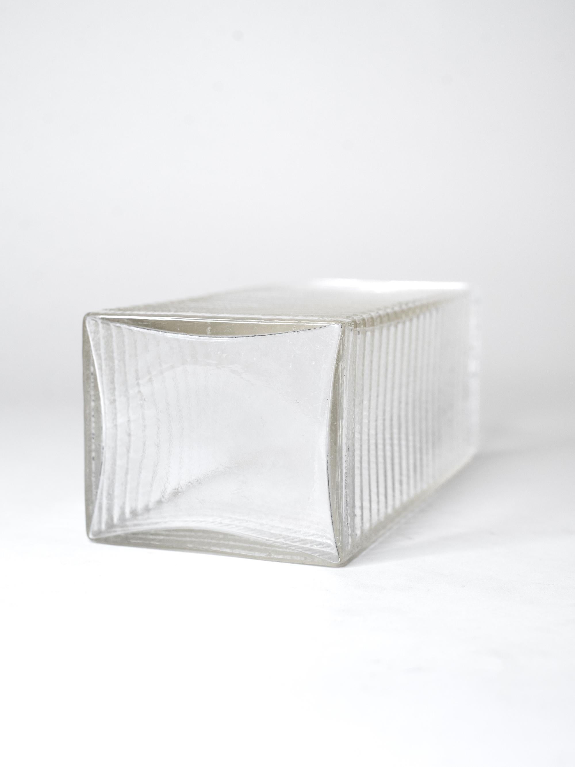 Glass Vase Model 1496 by Kaj Franck for Nuutajärvi, Finland, 1960s For Sale 1