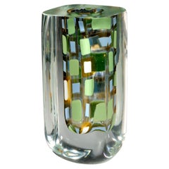 Glass Vase "Mosaici" by  Rodolfo Dordoni for Venini
