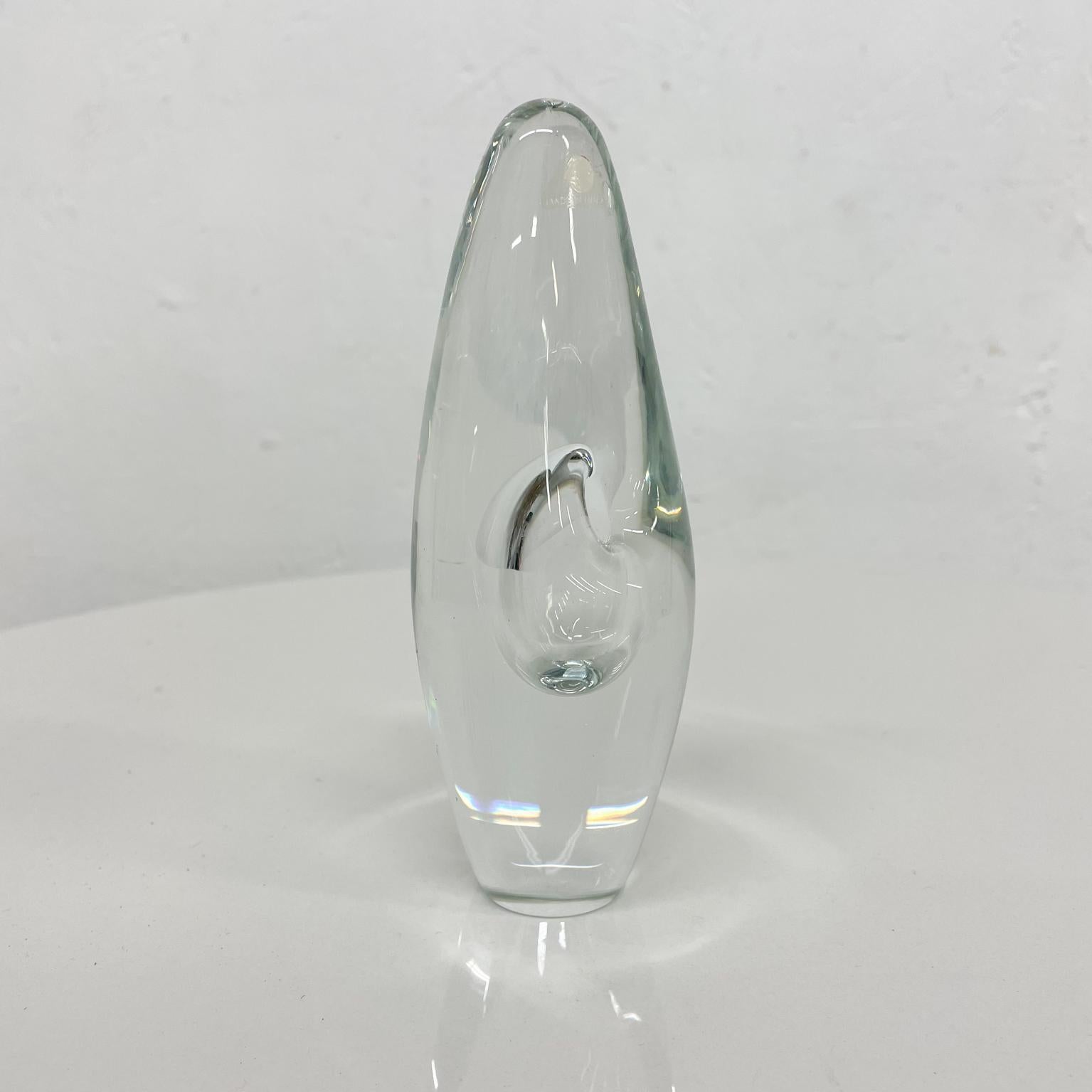 1957 Glass Vase Orchidée by Timo Sarpaneva for Iittala Finland For Sale 2