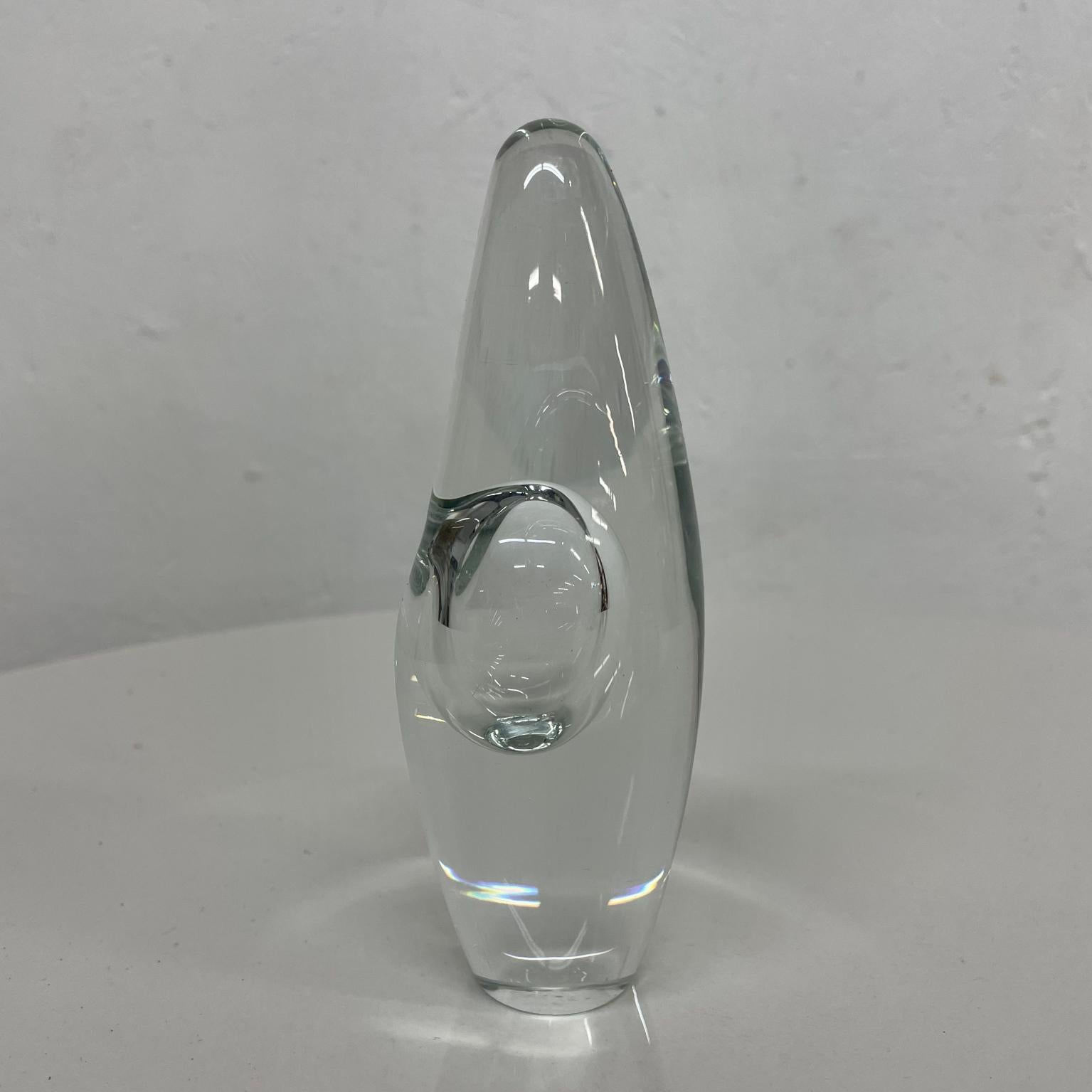 Mid-Century Modern 1957 Glass Vase Orchidée by Timo Sarpaneva for Iittala Finland For Sale