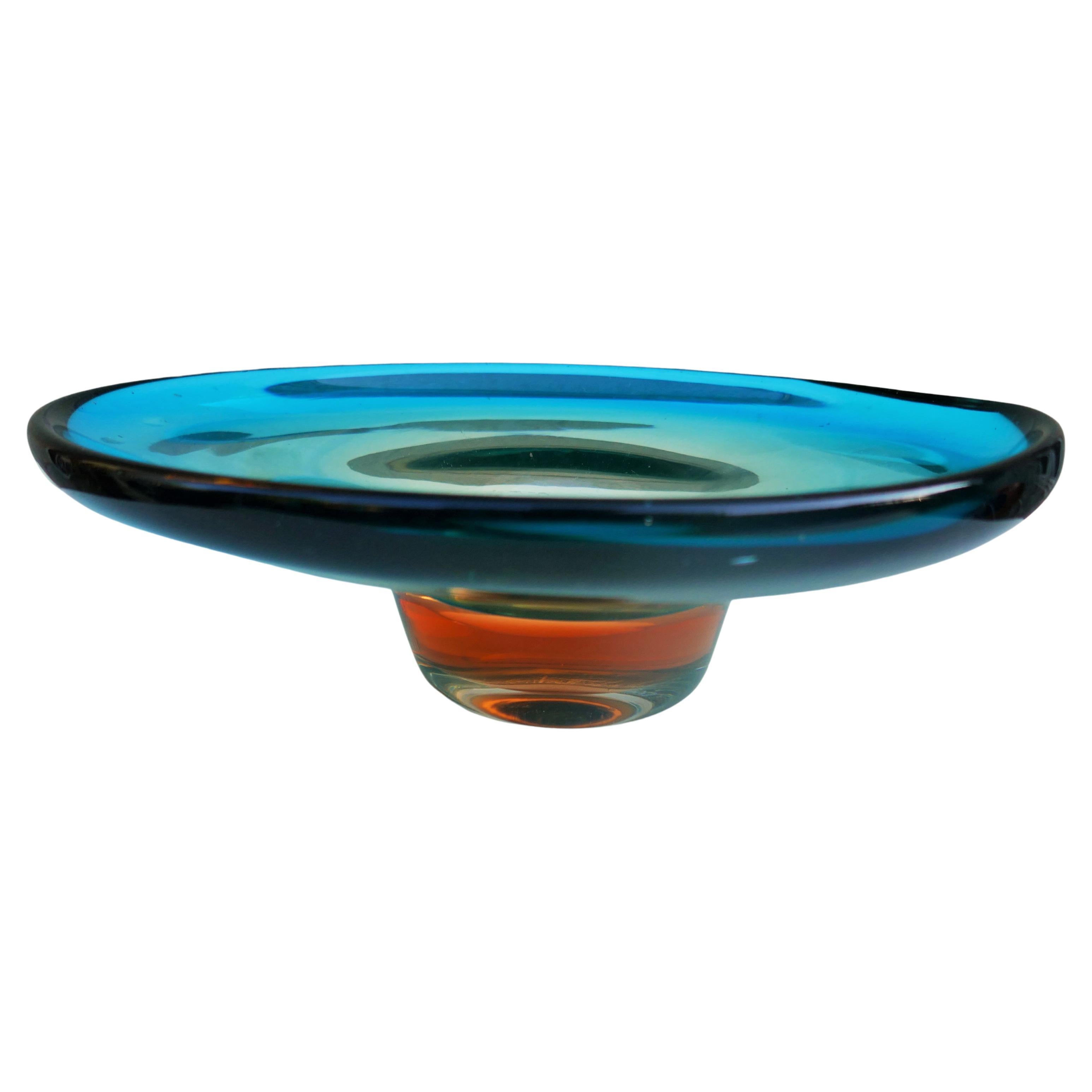 Glass vase possible Flavio Poli for Seguso in vendita