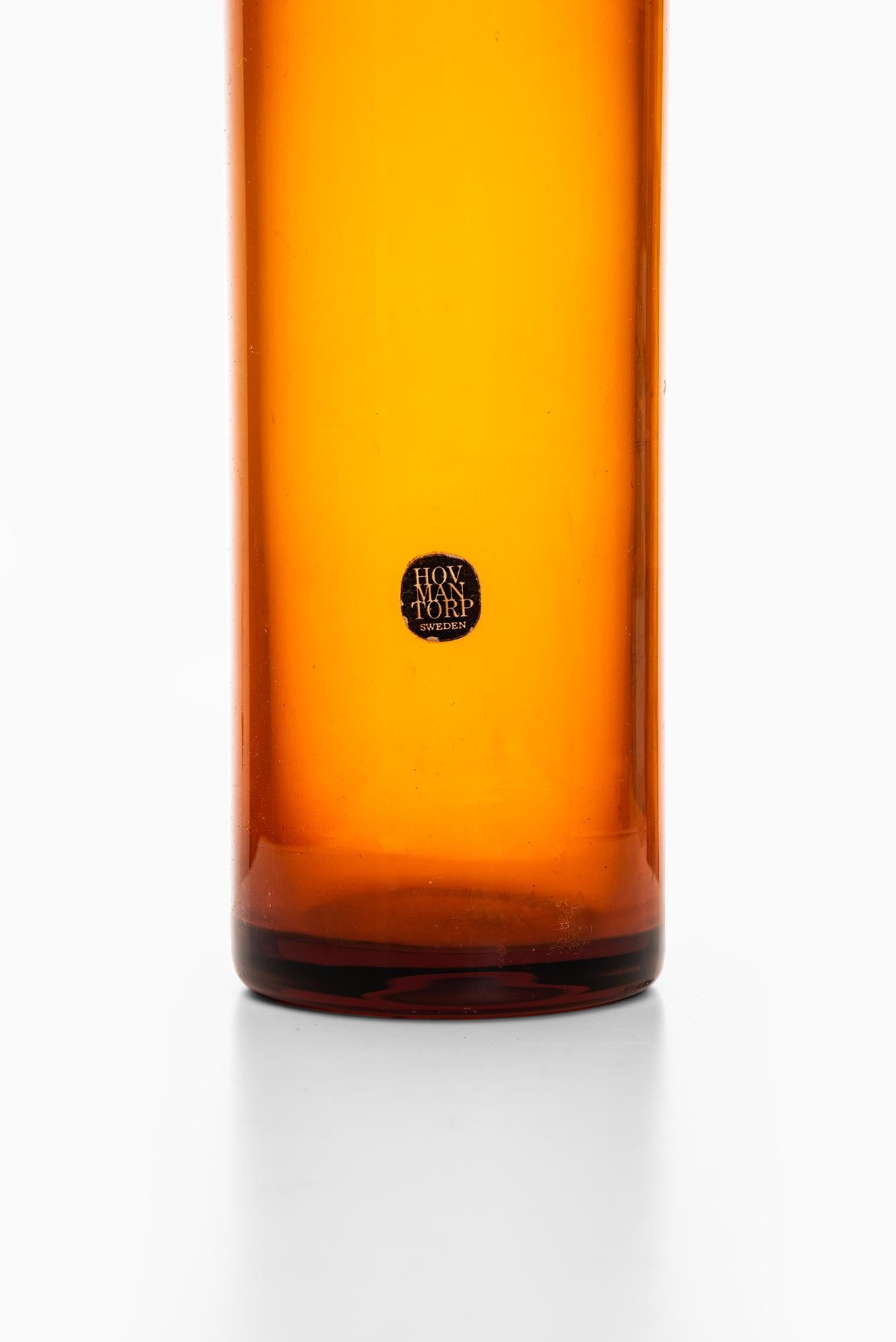 Glass vase produced by Glas & Trä Hovmantorp in Sweden.